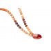 Red Jade and Sandalwood Mala