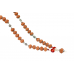 8 Mukhi Rudraksha and Red Carnelian Mala