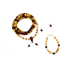 Cats Eye Mala and Bracelet