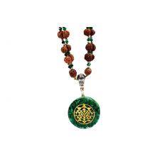 Gauri Shankar Rudraksha and Emerald Bracelet - i