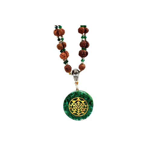 Gauri Shankar Rudraksha and Emerald Bracelet - i