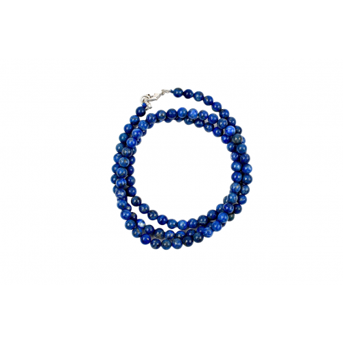Lapis Lazuli Round Mala - 6 - mm