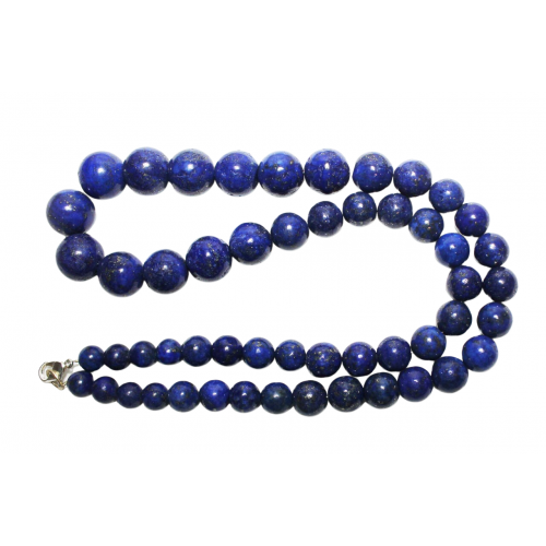 Lapis Lazuli Round Mala - 8mm to - 15mm