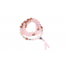 7 Mukhi Rudraksha and Rose Quartz Beads Mala