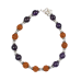 Rudraksha and Amethyst beads Bracelet - I