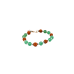 Rudraksha and Green Jade bracelet - Design I