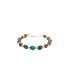 Rudraksha and Malachite Bracelet