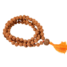 5 Mukhi Guru Mala 108 +1 Beads - 11mm