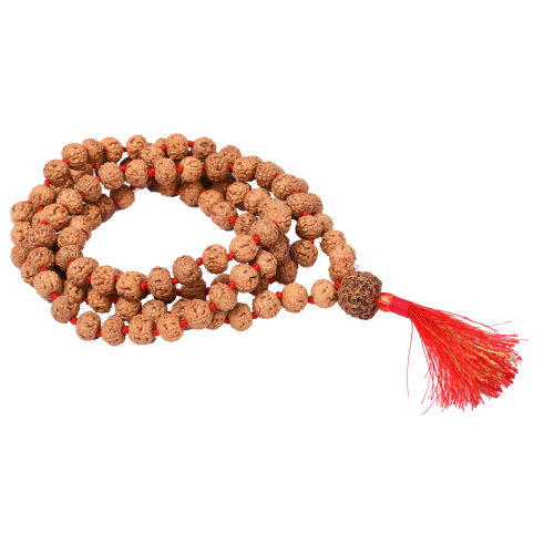 7 mukhi Mahalaxmi Mala Chikna Beads - 9mm