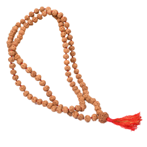 7 mukhi Mahalaxmi Mala Chikna Beads - 8mm