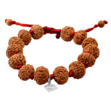 8 Mukhi Ganesha Bracelet Java in Silk Thread - 15mm