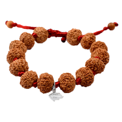 8 Mukhi Ganesha Bracelet Java in Silk Thread - 15mm