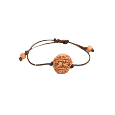 6 Mukhi Rudraksha Nepal in Thread Small - 15mm