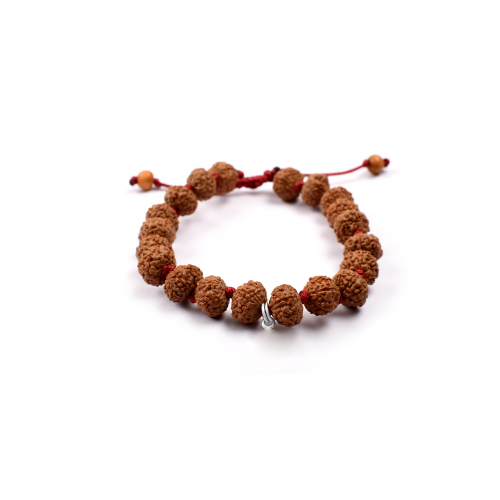 10 mukhi Narayan bracelet from Java in silk thread 10 mm