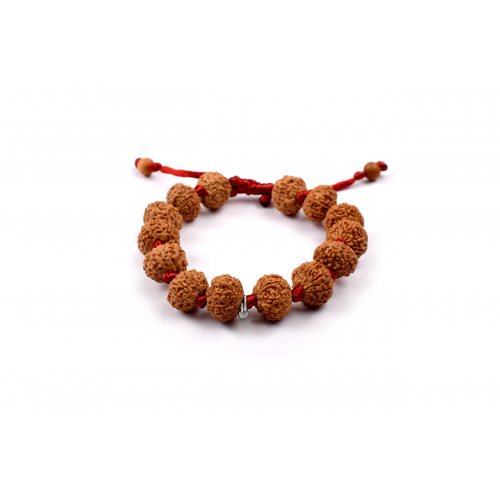 10 mukhi Narayan bracelet from Java in silk thread 15 mm