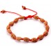 2 Mukhi Rudraksha Moon Bracelet  Java in Silk Thread