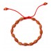 2 Mukhi Rudraksha Moon Bracelet  Java in Silk Thread