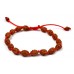 3 mukhi Agni bracelet from Java in silk thread - 10mm