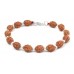 3 mukhi Agni bracelet from Java with silver balls - 10mm