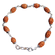 Mahajwala Bracelet - Java in Silver Caps