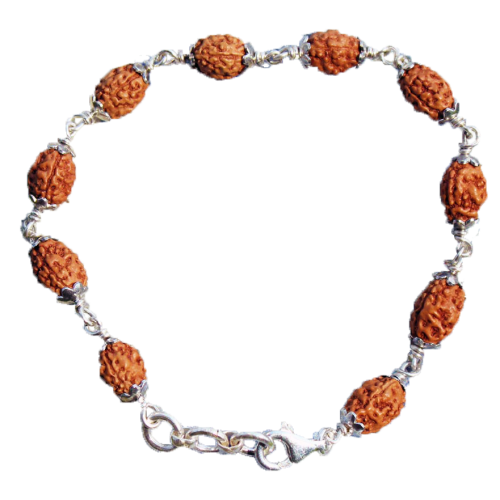 Mahajwala Bracelet - Java in Silver Caps