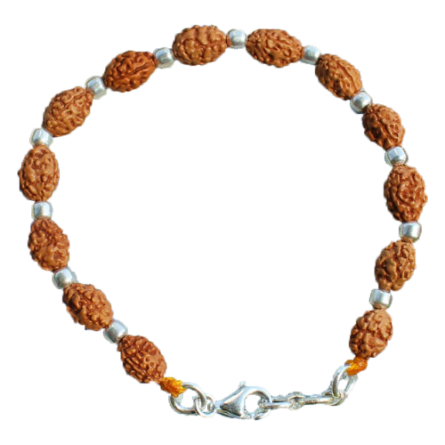 Mahajwala Bracelet - Java with Silver balls - 8mm