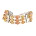 4 mukhi Java Triple Turn Bracelet with Citrine beads