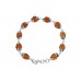 6 Mukhi Rudraksha Mars power bracelet - Java with Self Designer Capping