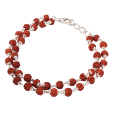 Rudraksha Bracelet - 5 mm - Double Turn