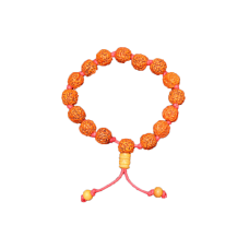 Punch Mukhi Rudraksha Bracelet (Chikna Bead) - I