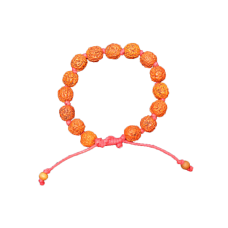 Punch Mukhi Rudraksha Bracelet (Chikna Bead) - II