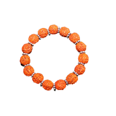 Punch Mukhi Rudraksha Bracelet (Chikna Bead - V)