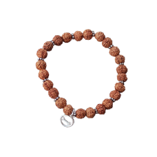 6 Mukhi Mars bracelet - Java in Silver Spacer