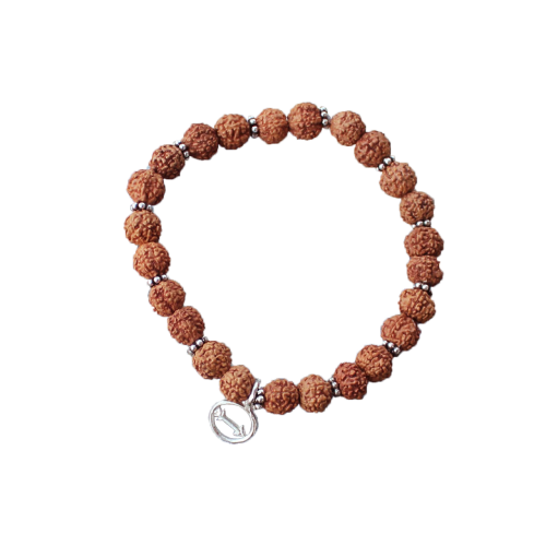 6 Mukhi Mars bracelet - Java in Silver Spacer