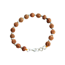 6 Mukhi Mars Power Bracelet - Java in Silver Balls