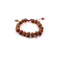 7 mukhi Goddess Laxmi  bracelet from Java in silk thread - 10mm