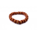 7 mukhi Goddess Laxmi  bracelet from Java in woolen spacers - 12 mm