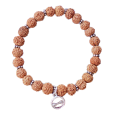 Goddess Laxmi Bracelet - Java in Silver Spacers