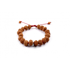 9 Mukhi Durga Shakti Bracelet from Java in Silk Thread 12 mm