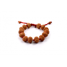 9 mukhi Durga Shakti bracelet from Java in silk thread 15 mm