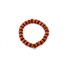 9 mukhi Durga Shakti bracelet from Java in woolen spacers 10 mm