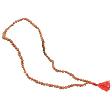 Rudraksha Mala 6mm - Semi Chikna Beads