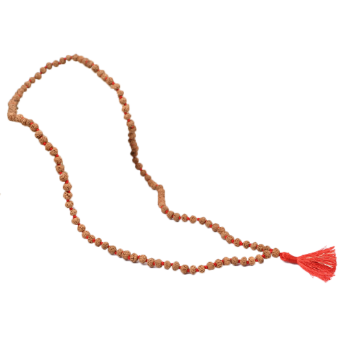 Rudraksha Mala 6mm - Semi Chikna Beads