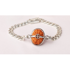 Hanuman Bracelet - Java Large Silver Chain