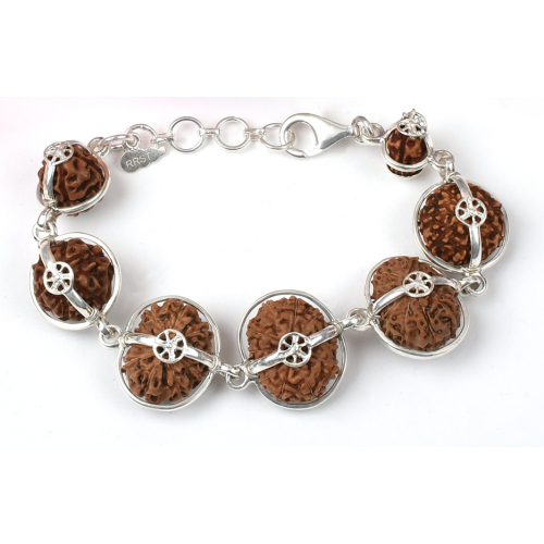 Supreme Kavacham Power Bracelet - Java Large Silver Clasp