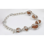 Supreme Kavacham Bracelet - Java Small Silver Chain
