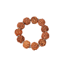 5 Mukhi Nepal Guru Bracelet Silver Spacer