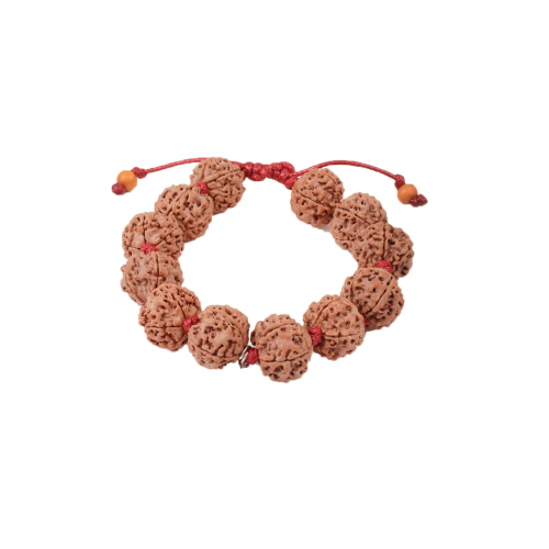 5 Mukhi Nepal Rudraksha Beads Bracelet - I