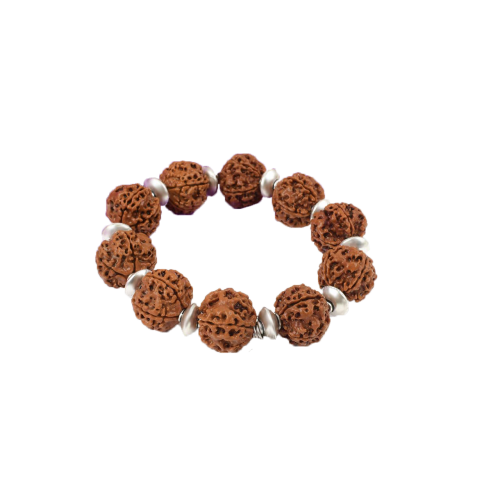 5 Mukhi Nepal Rudraksha Beads Bracelet - IX