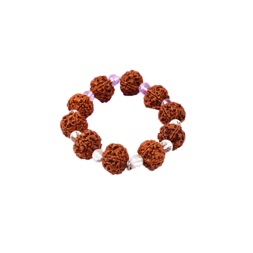 5 Mukhi Nepal Rudraksha Beads Bracelet - VI